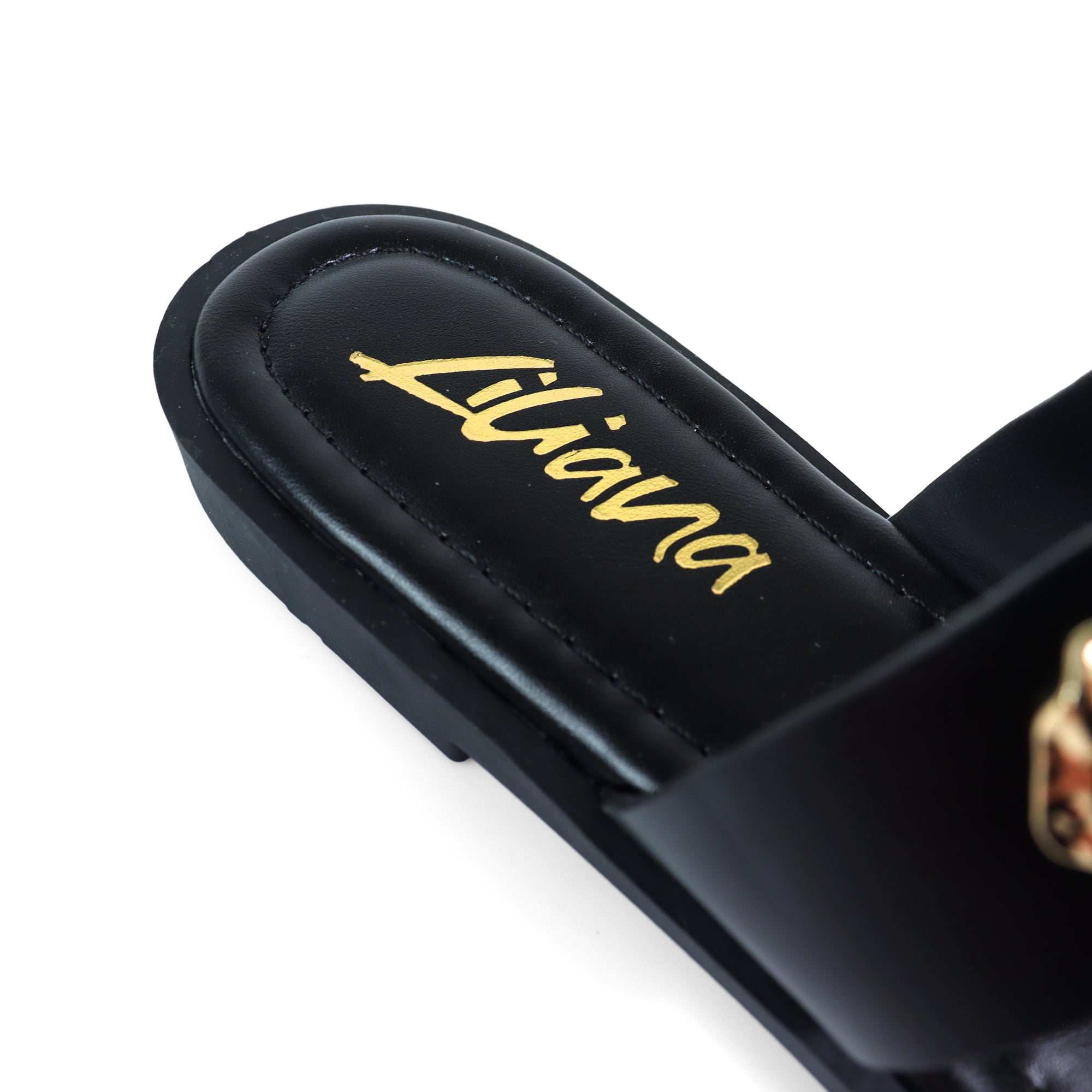 AMAYA-2 OPEN DUO STRAP SANDAL BLACK