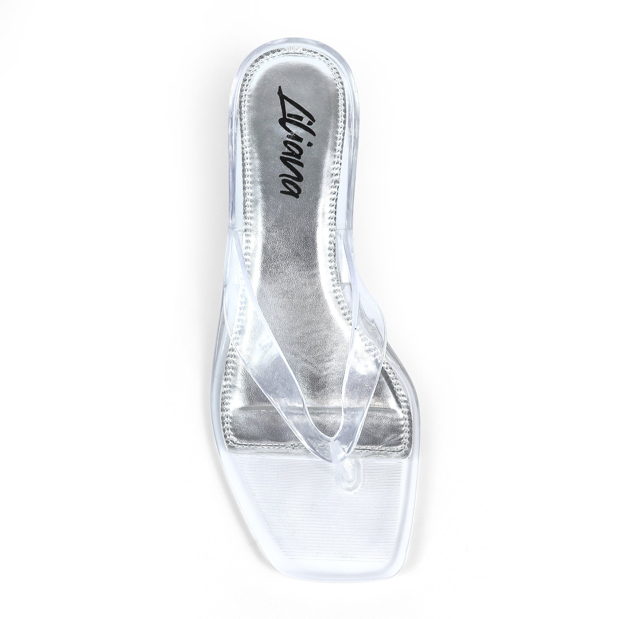 BETTANI-1 JELLI THOUNG KITTEN HEEL CLEAR