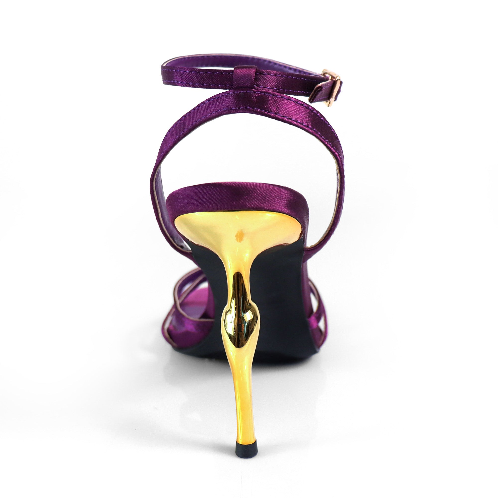 BOLIVIA-1 STRAP SANDAL W/ MATEL HEEL PURPLE