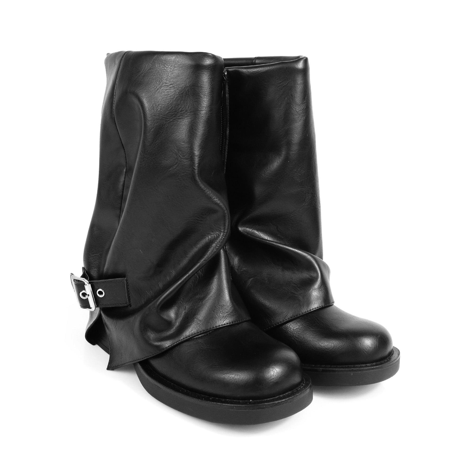 LAURA-3 SLOUCH PULL ON BOOTIE BLACK