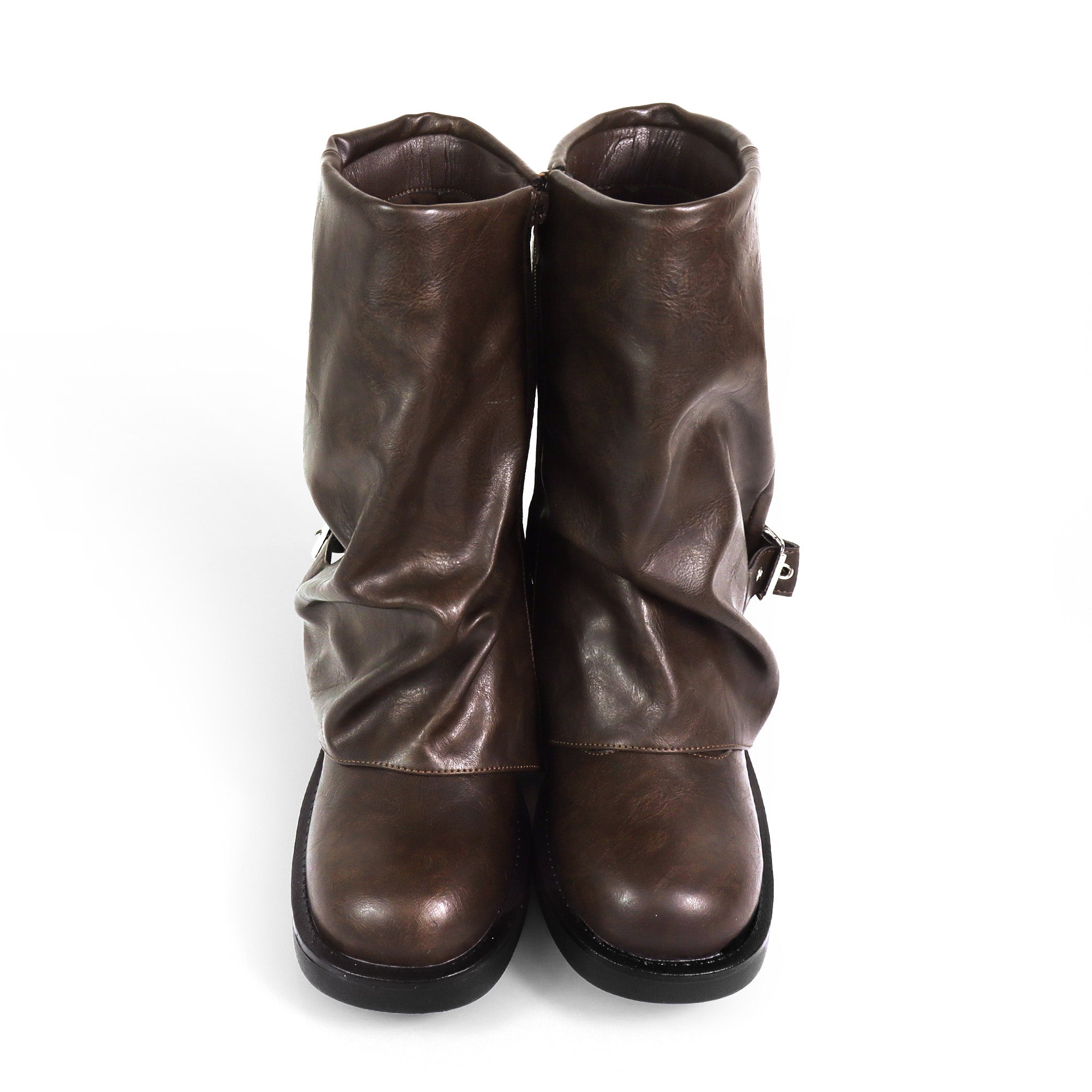 LAURA-3 SLOUCH PULL ON BOOTIE BROWN