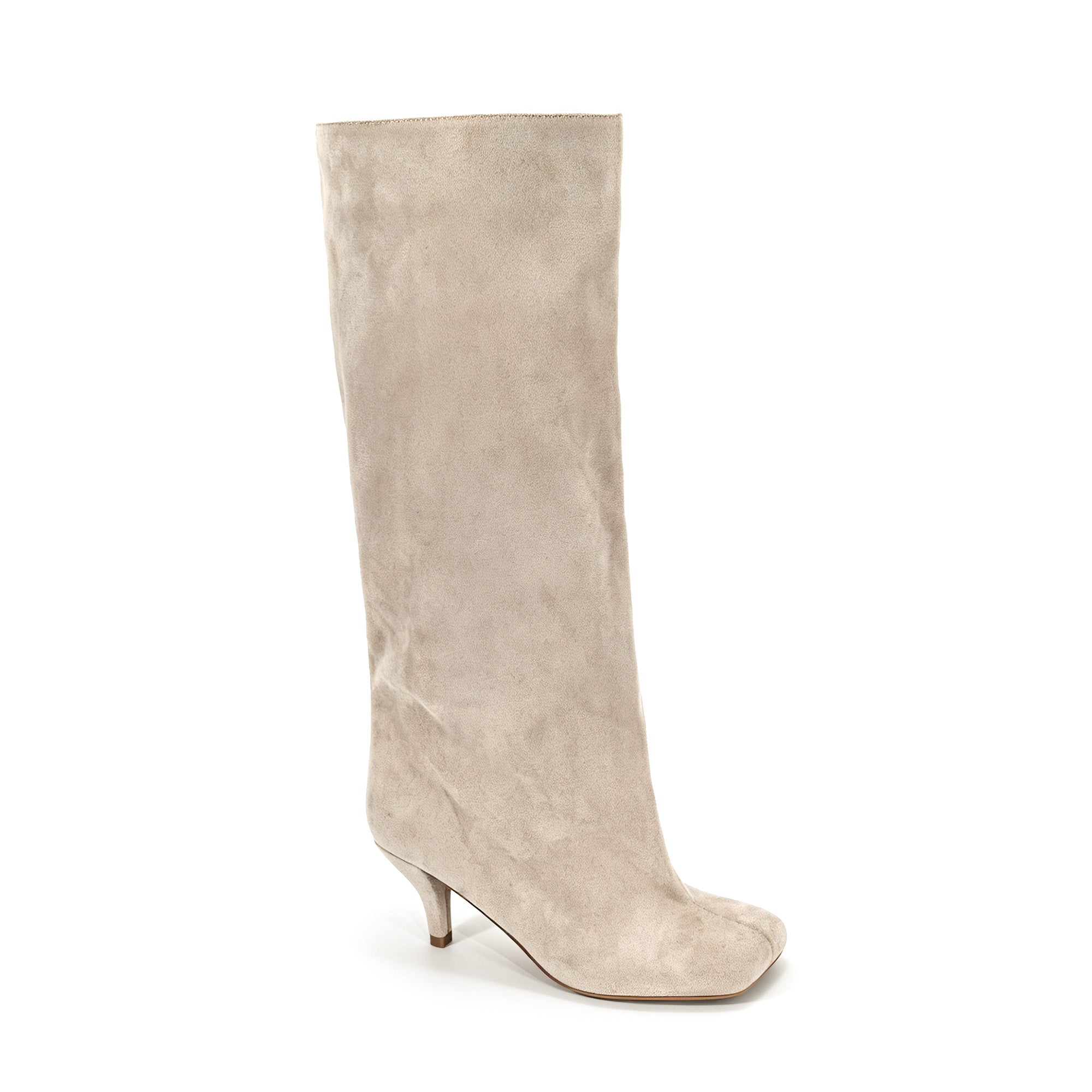 LIMA-1 SQUARED TOE BOOTS W/ HEEL BONE SUEDE