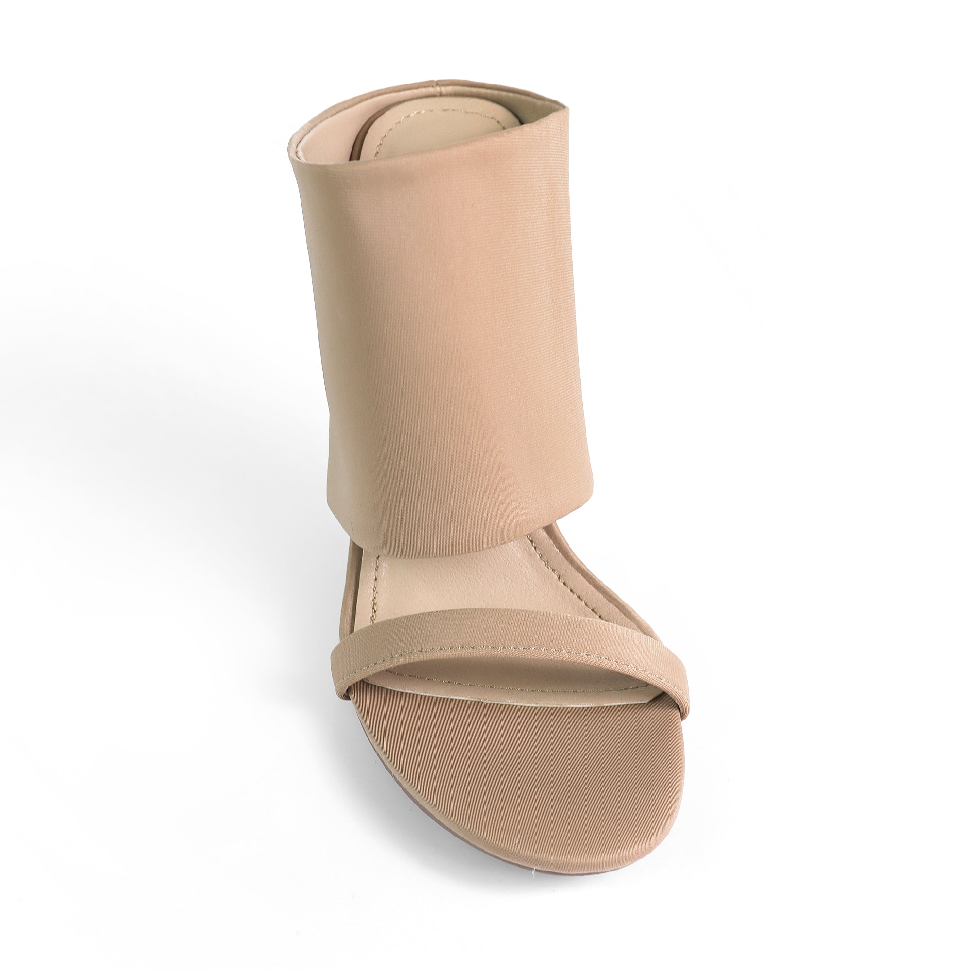 MAVERICK-1 OPEN TOE WEDGE SANDAL TAUPE