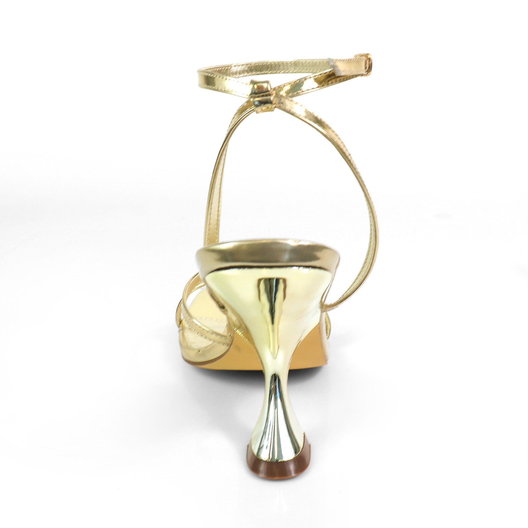 PADAM-2 STRAPPY  HEEL GOLD