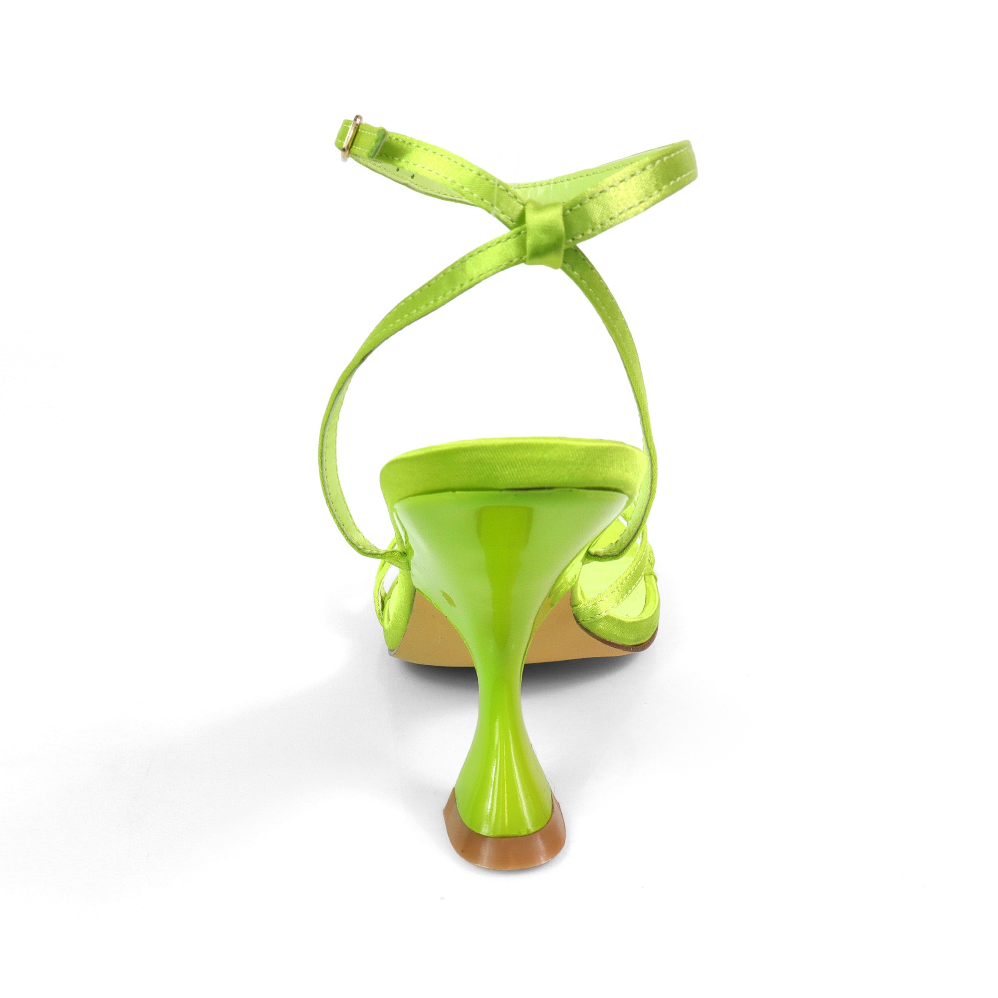 PADAM-2 STRAPPY  HEEL LIME