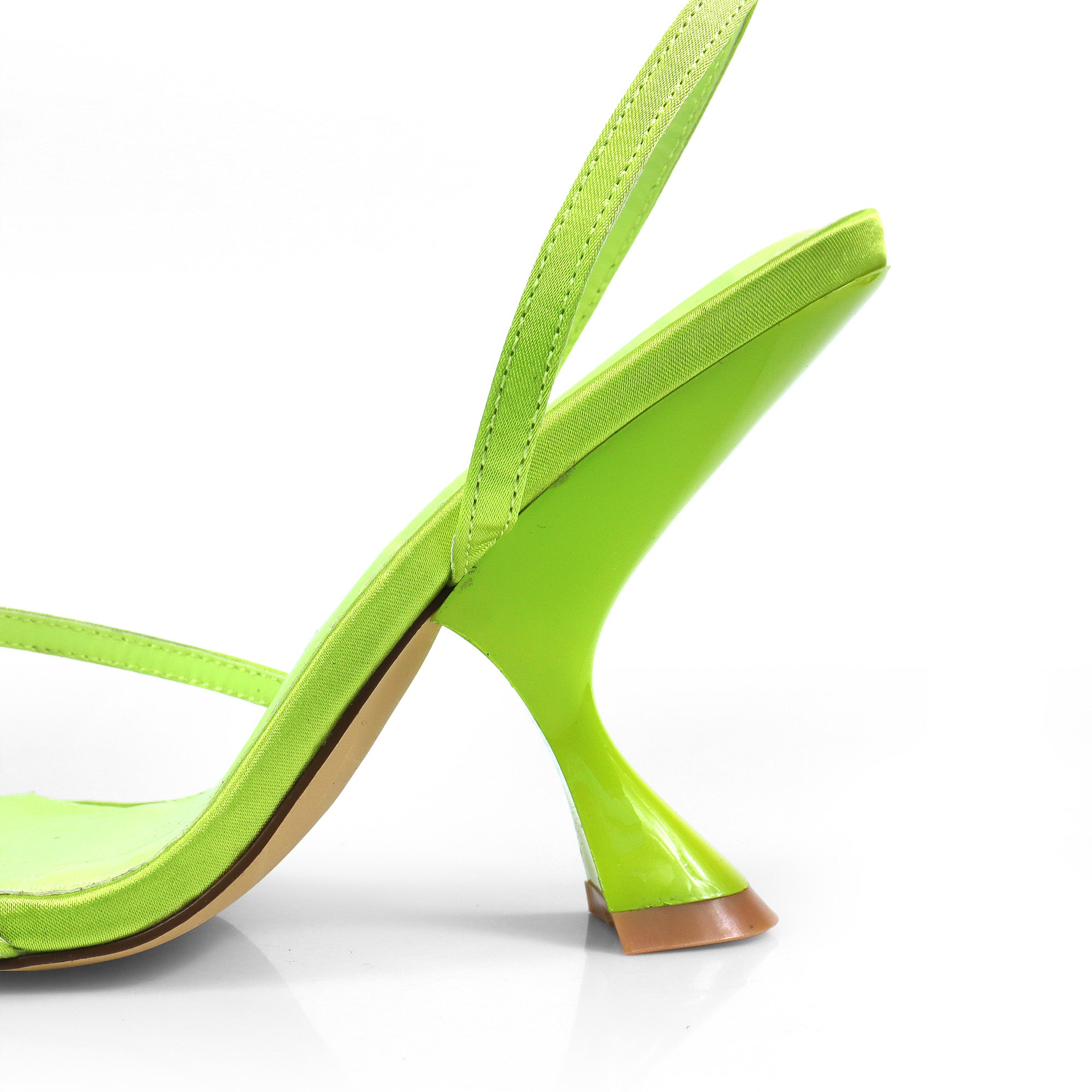 PADAM-2 STRAPPY  HEEL LIME