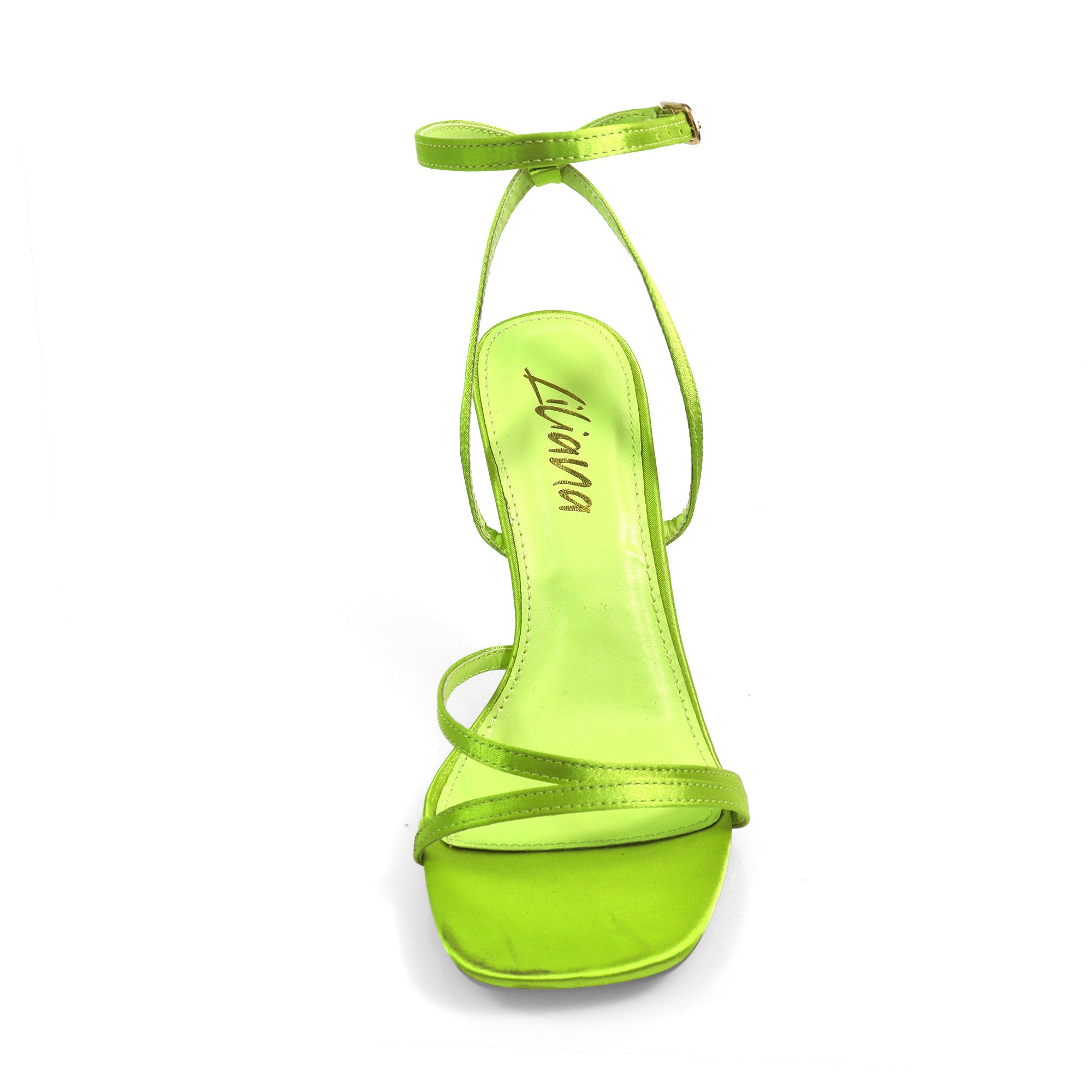 PADAM-2 STRAPPY  HEEL LIME