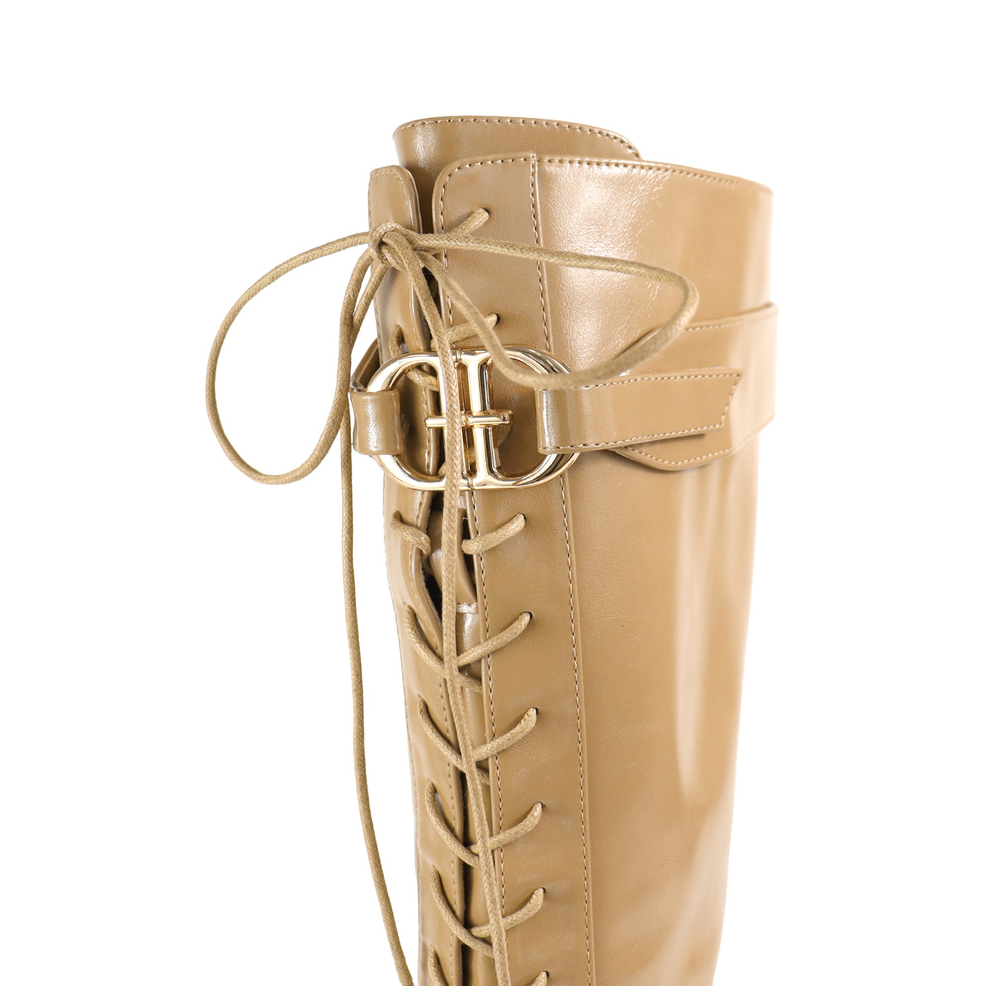 USHA-1 LACE UP BIKE W/ HEEL HONEY