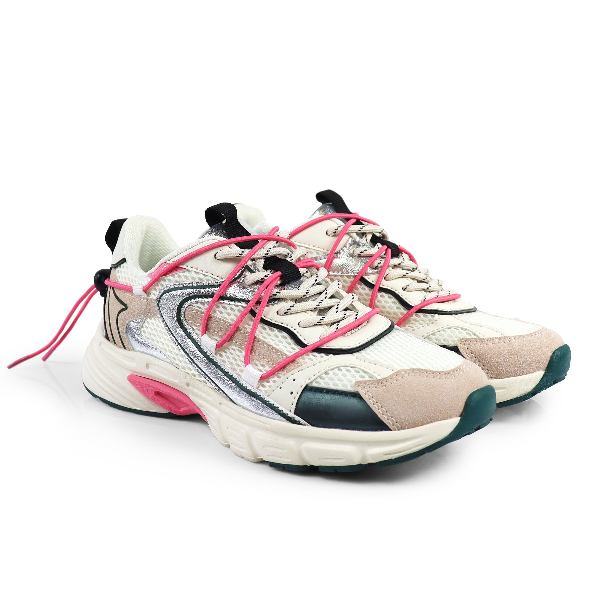 WILMA-1 SPORTY SNEAKER WHITE/PINK